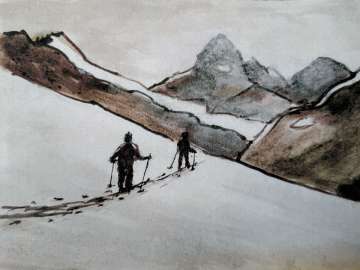 Zwei Wanderer